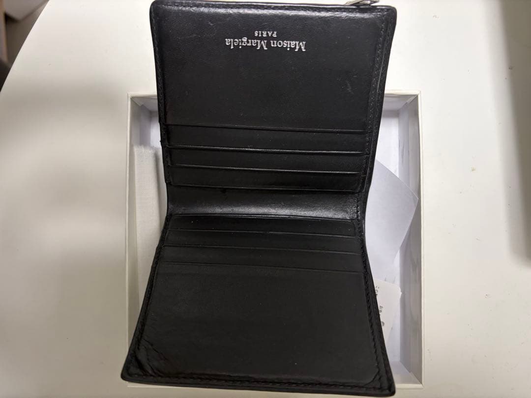 Maison Margiela ブラック 二つ折り財布 S35UI0438