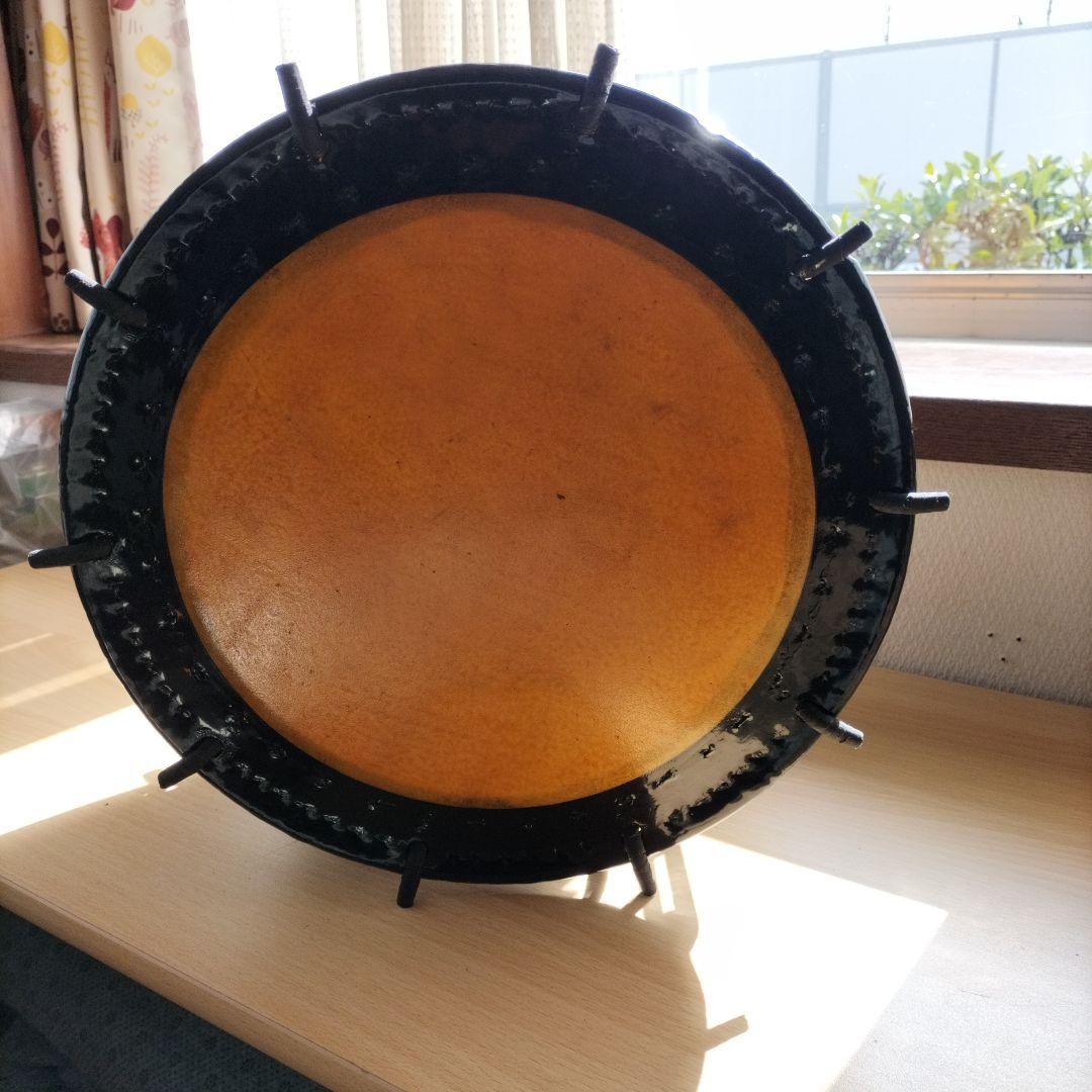 和太鼓　締太鼓　ターンバックル仕様　 高さ21cm 中古品