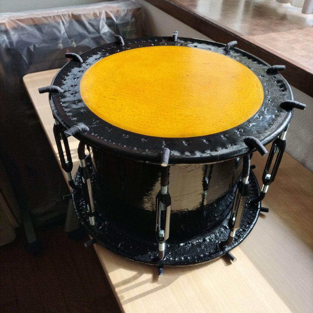 和太鼓　締太鼓　ターンバックル仕様　 高さ21cm 中古品
