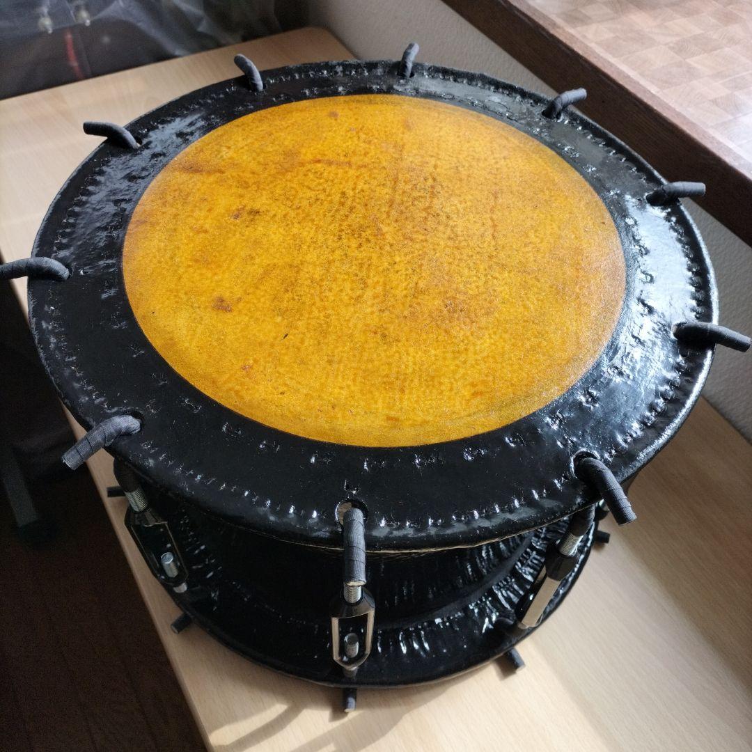 和太鼓　締太鼓　ターンバックル仕様　 高さ21cm 中古品