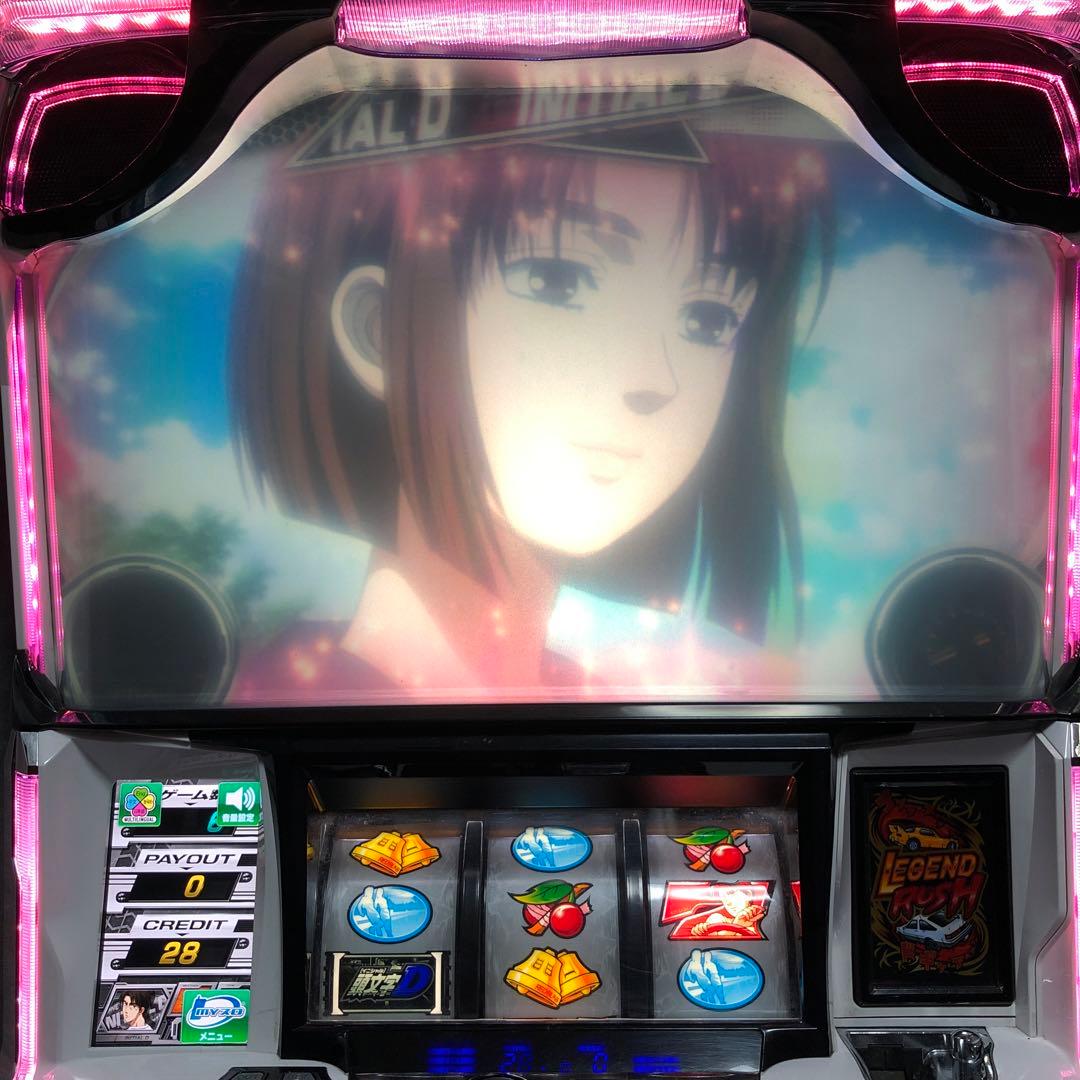 ⚠︎説明文必読⚠︎ パチスロ　頭文字D (イニシャルD) 実機+鍵等付属品(送料込)