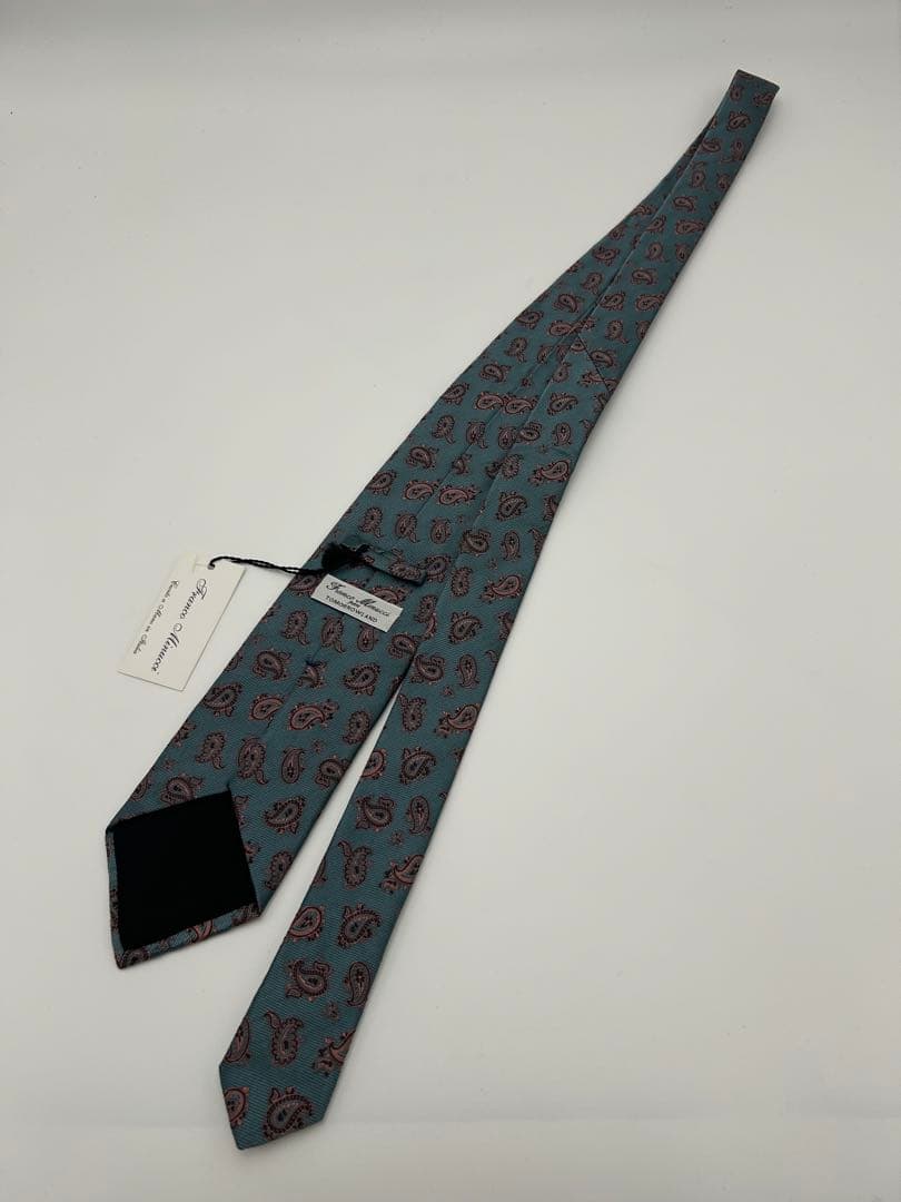 新品未使用　フランコミヌッチ ネクタイ　Franco Minucci ブルー