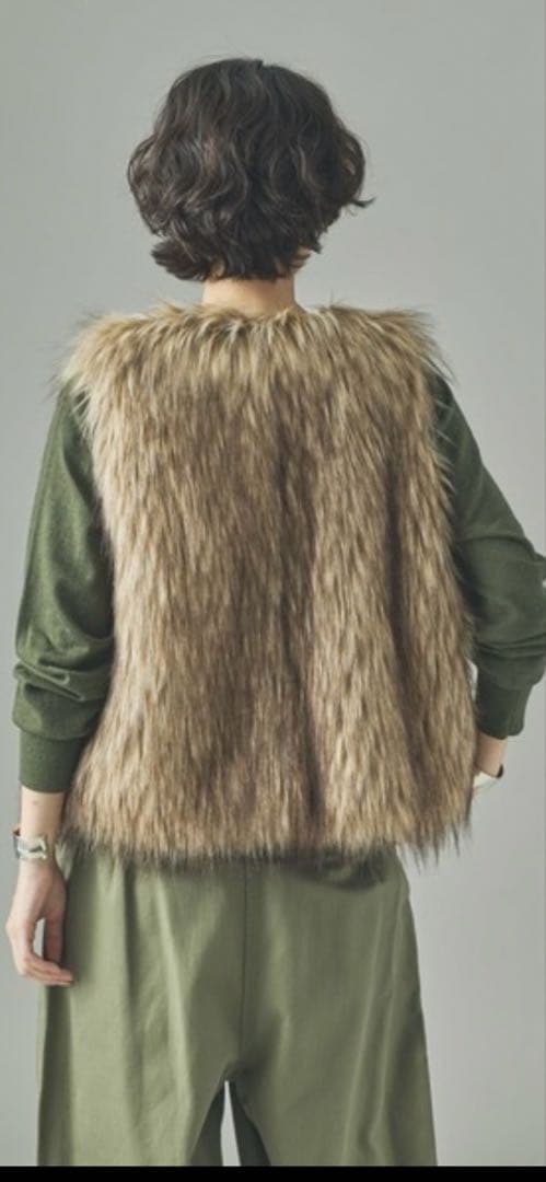 Curensology カレンソロジー 2025AW シャギーファーベスト★新品