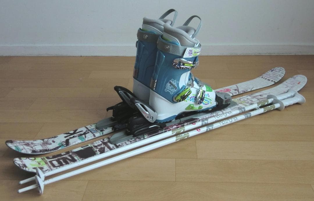 ■■1月限定■送料無料■女性用ミッドスキーセット■123/23.5■メンテ付■■