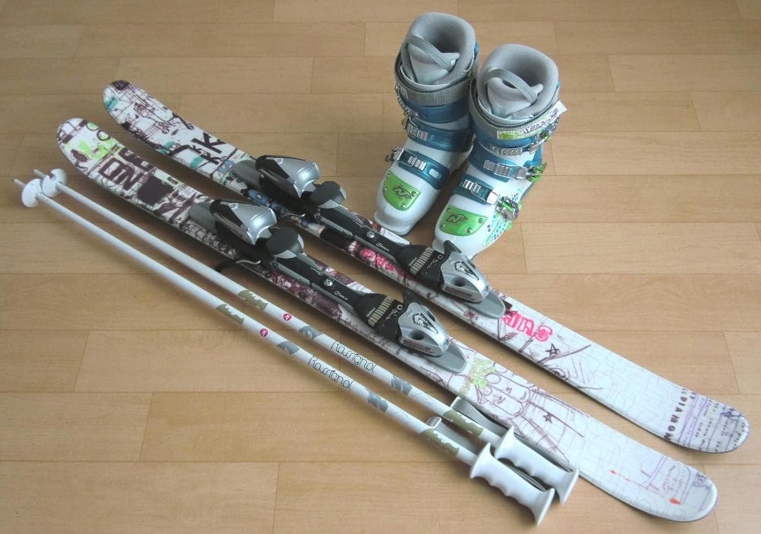 ■■1月限定■送料無料■女性用ミッドスキーセット■123/23.5■メンテ付■■