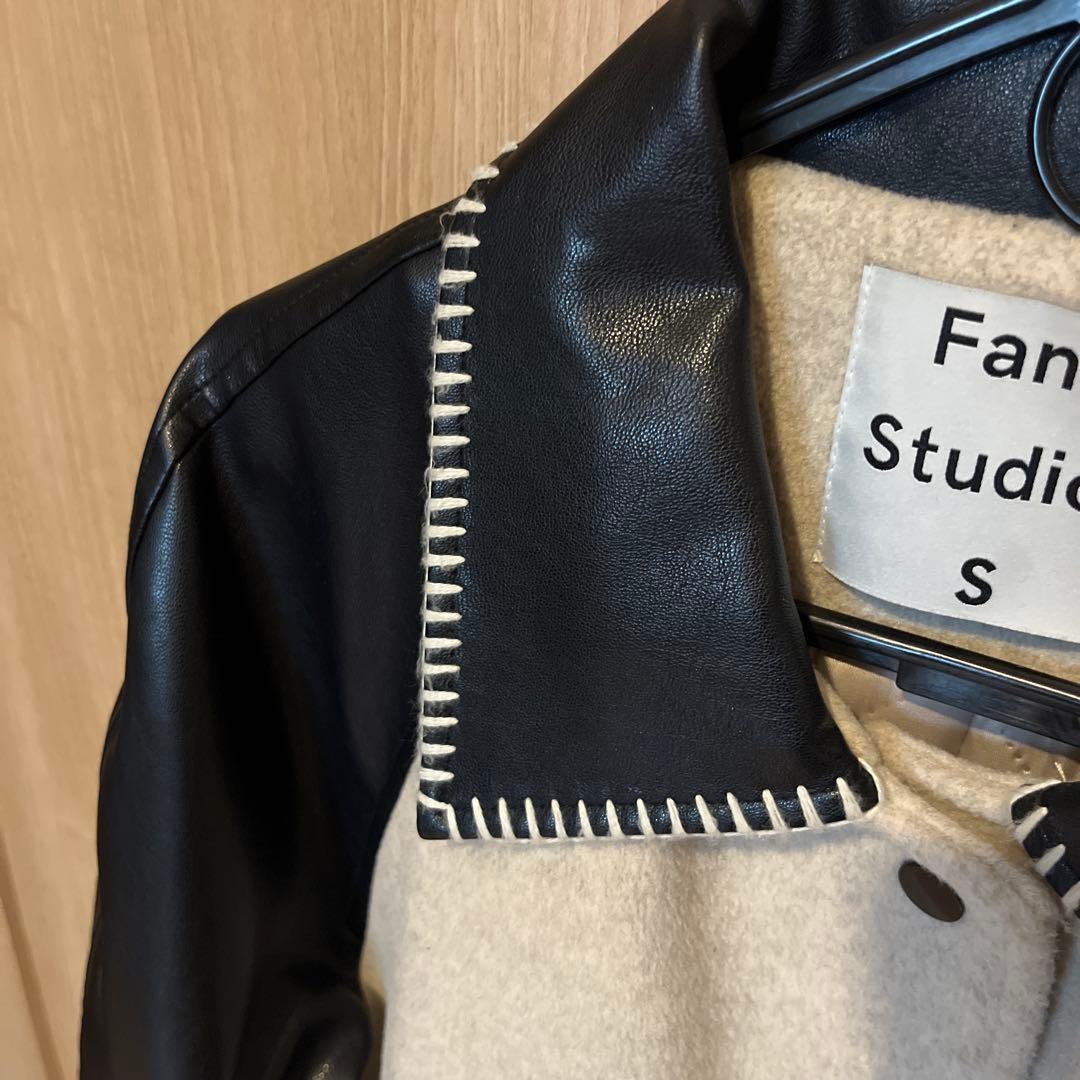 liy【美品】FanoStudios シェルステッチレザースタジャン