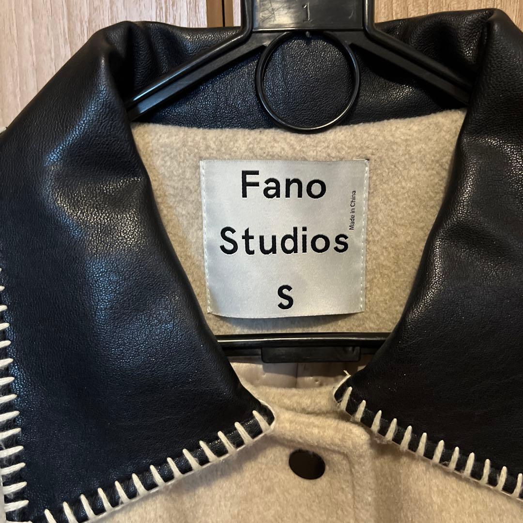 liy【美品】FanoStudios シェルステッチレザースタジャン