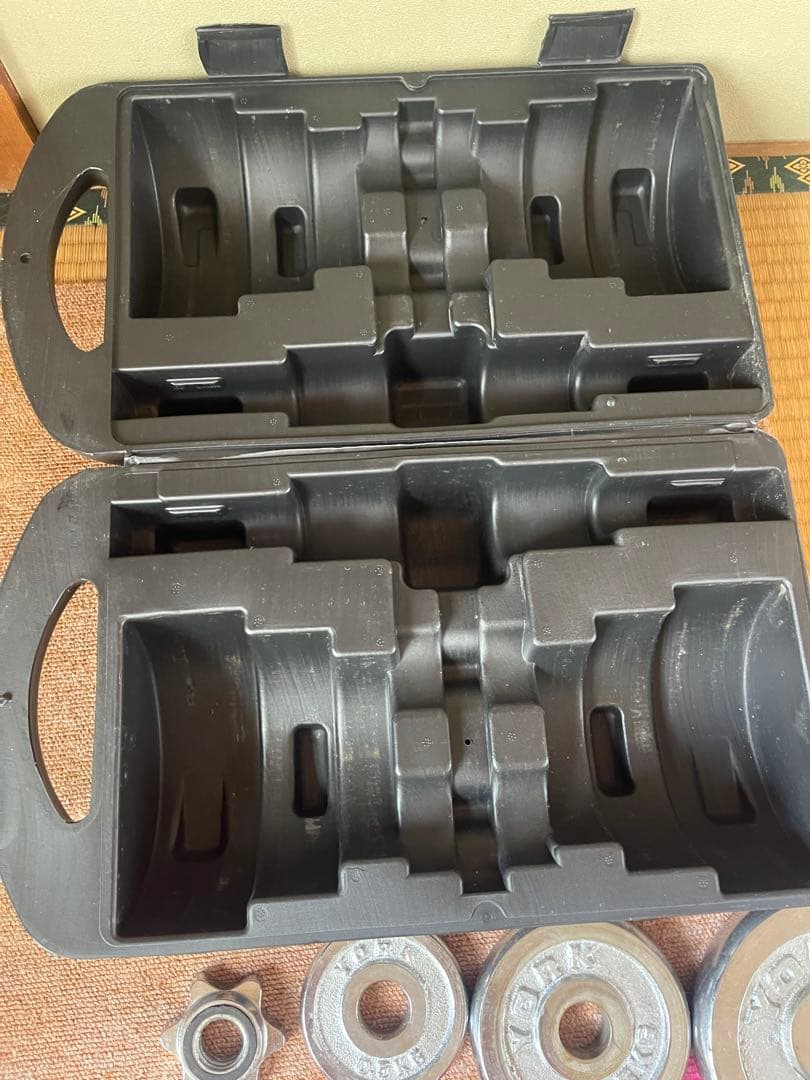 クロームメッキダンベルセット