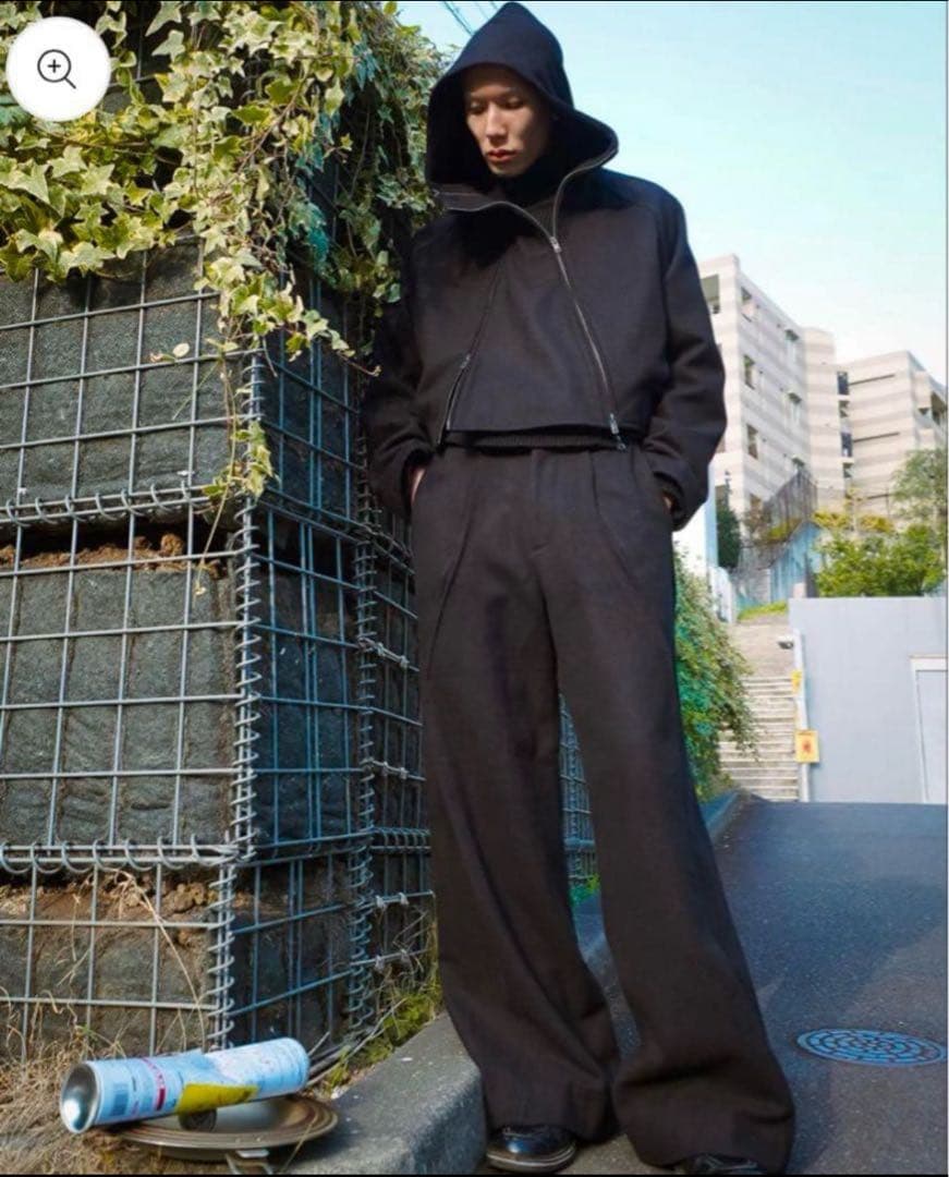 パンツ GOAT ESSENCE ESSENCE MELTON WIDE SLACKS