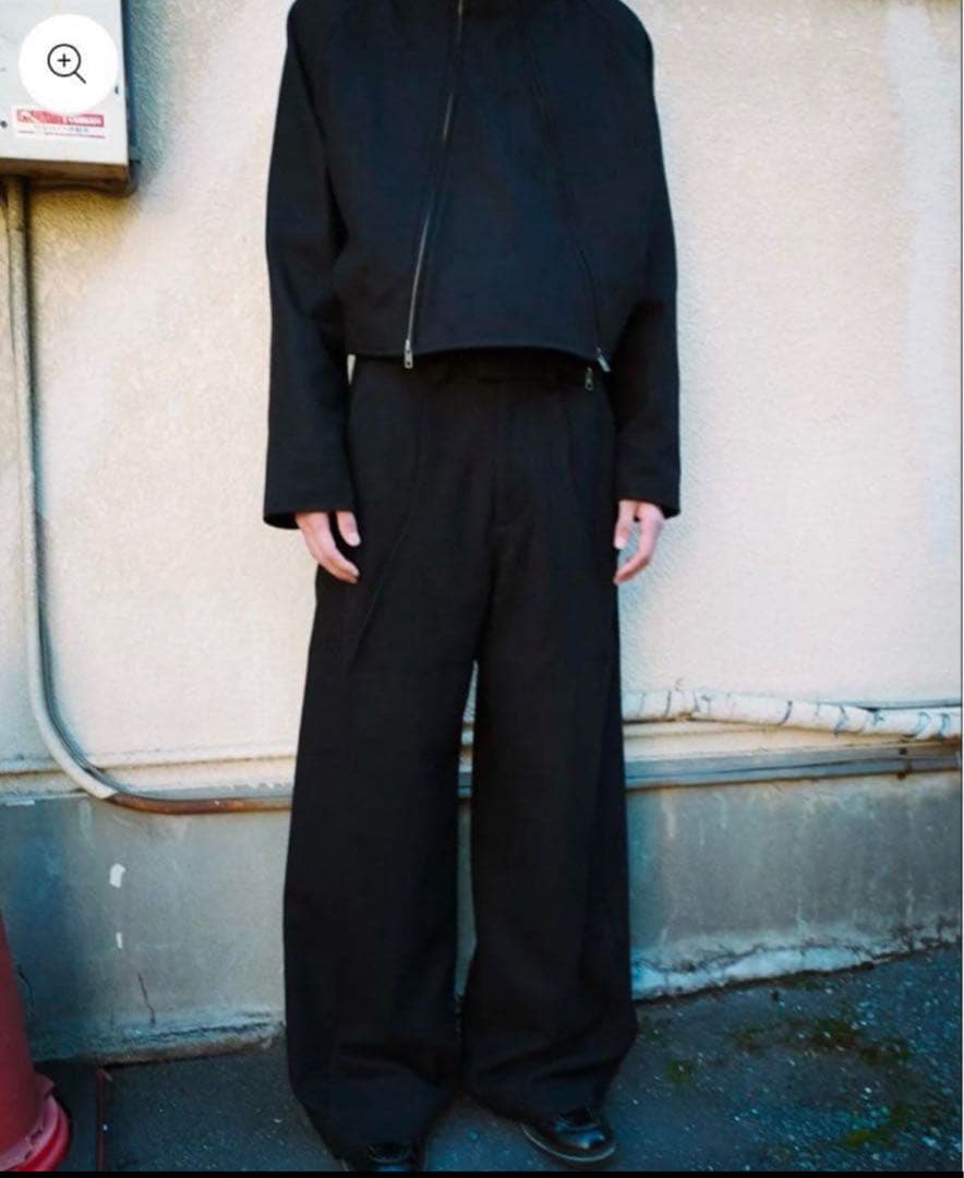 パンツ GOAT ESSENCE ESSENCE MELTON WIDE SLACKS