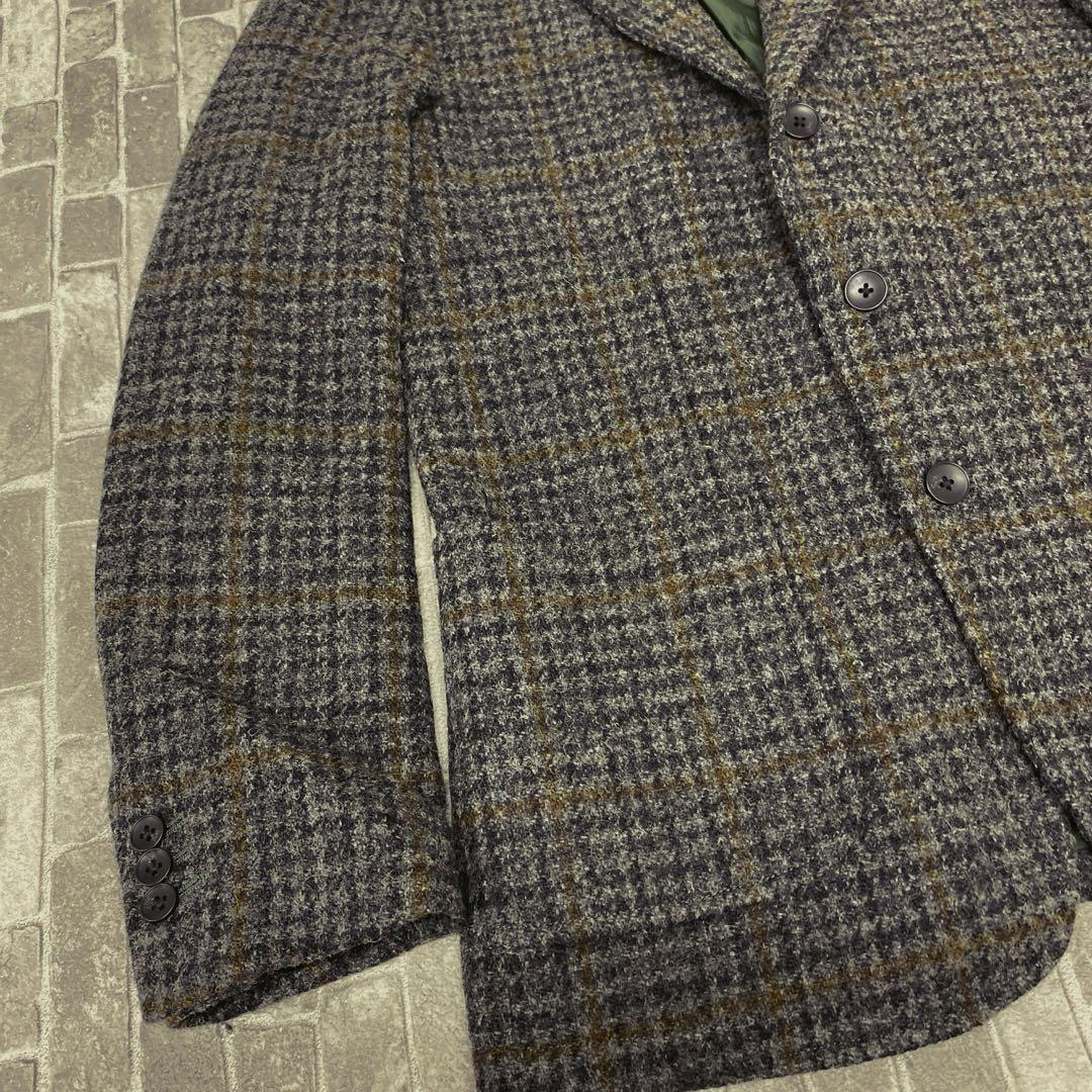 N591♪ FREAK'S STORE ハリスツイード　テーラードジャケットL