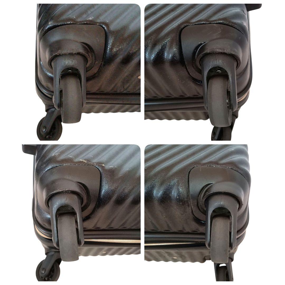 【美品】ハント HaNT キャリーケース スーツケース 47L ブラック