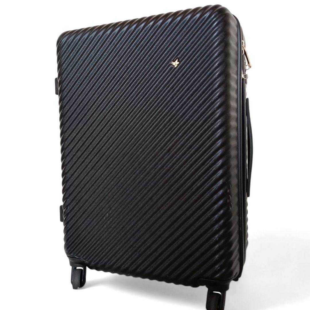 【美品】ハント HaNT キャリーケース スーツケース 47L ブラック