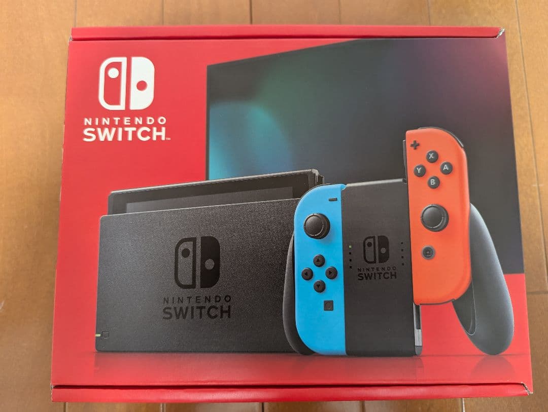 Nintendo Switch 本体 青/オレンジ　新品未使用