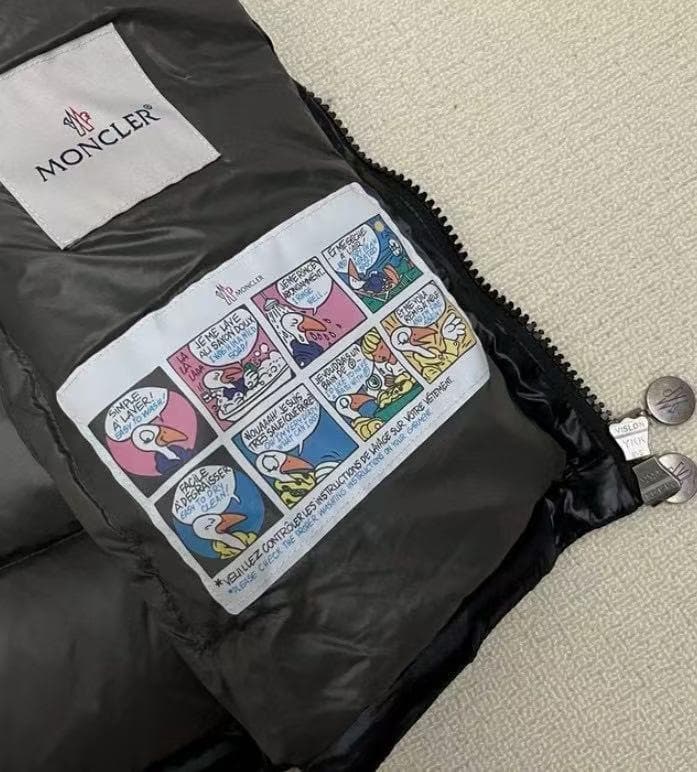 極美品 モンブラン 黒 ダウンベスト フード付き~~