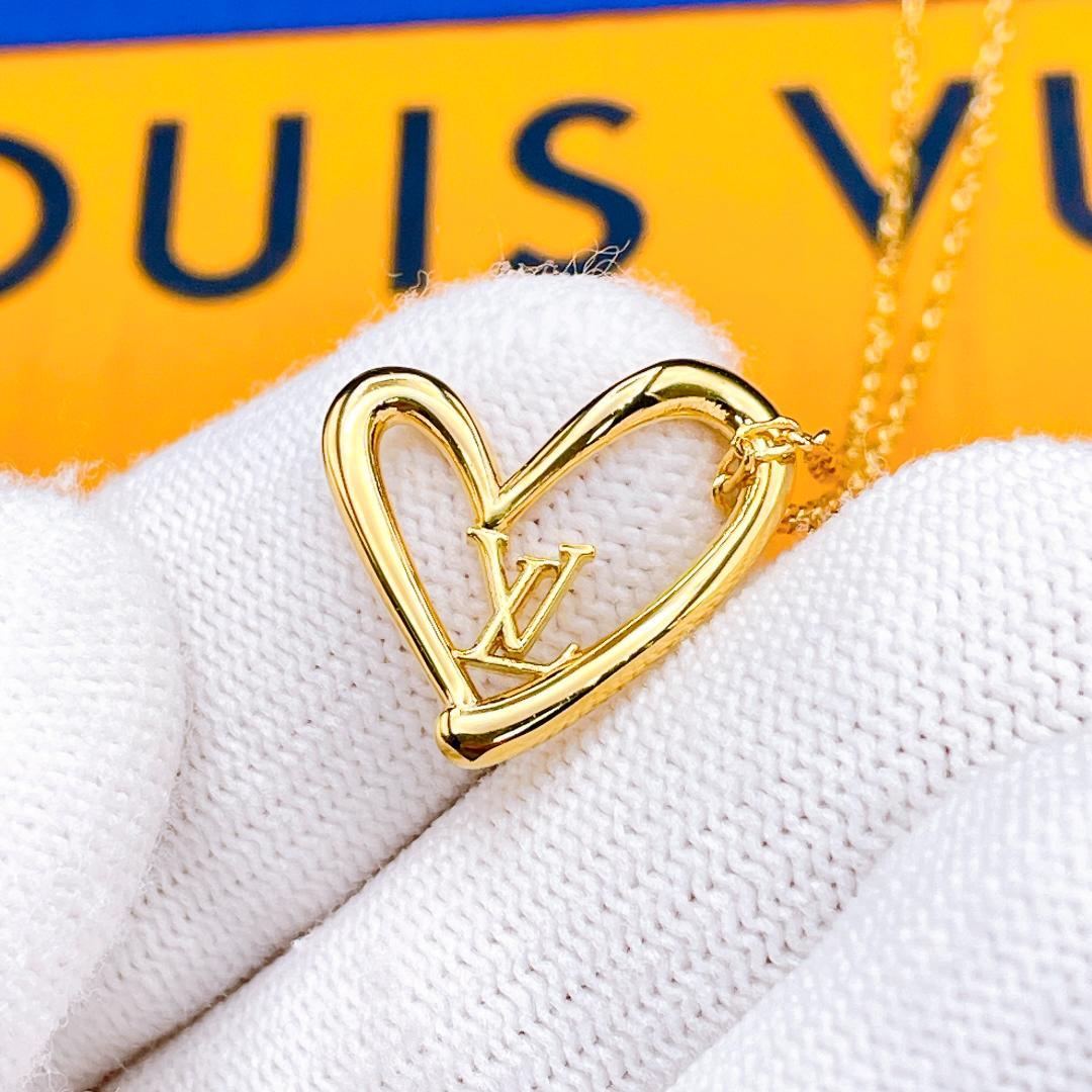 ◇ルイヴィトン◇新品仕上済 M00465 ハート ネックレス ゴールド ブランド