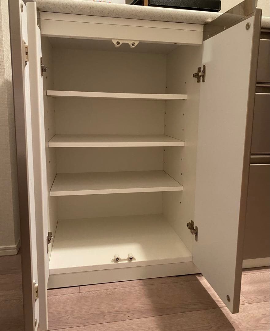 ニトリ キッチンカウンター 140cm シルバー