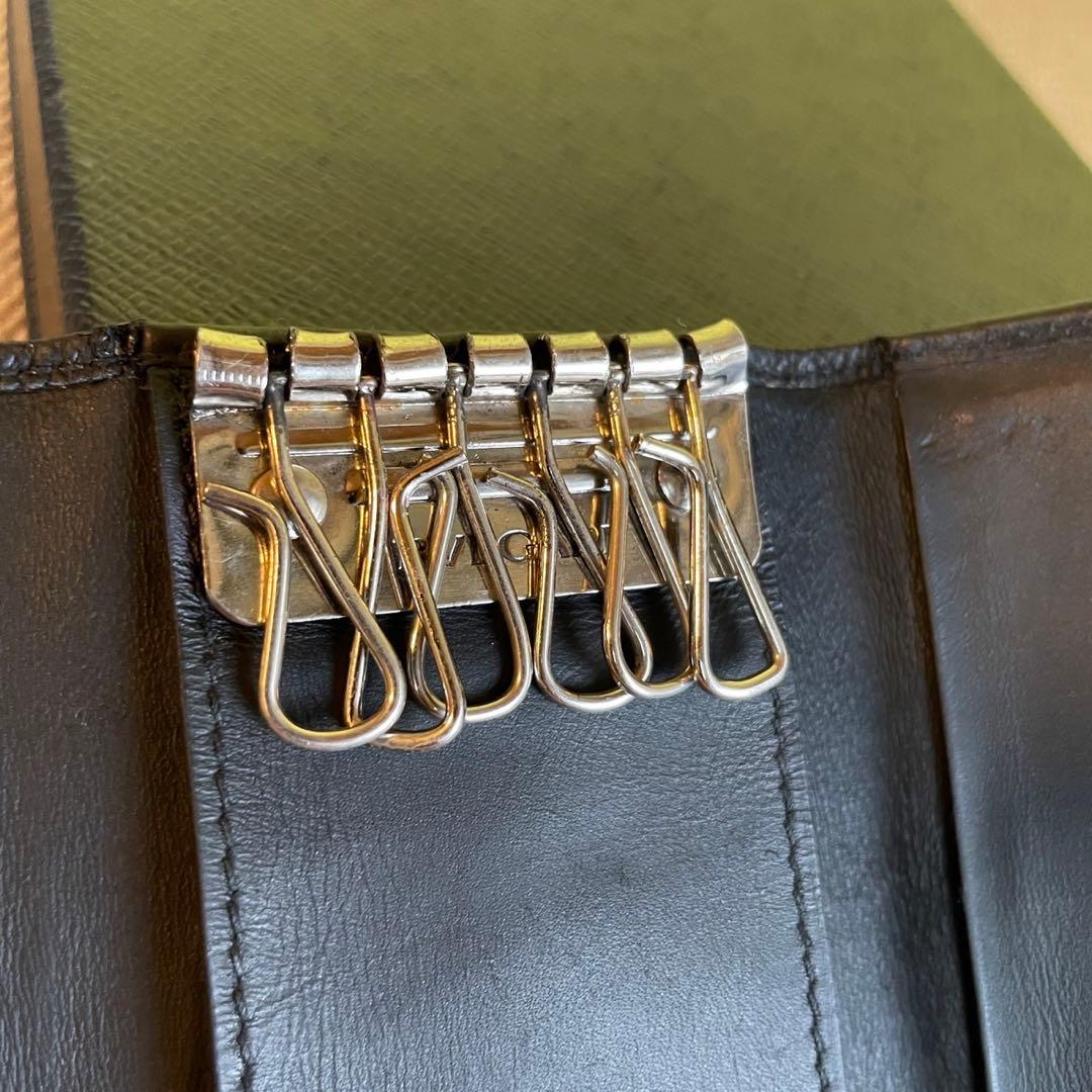 正規品⭐️美品⭐️BVLGARI ブルガリ　男女　キーリング　キーケース　レア　黒