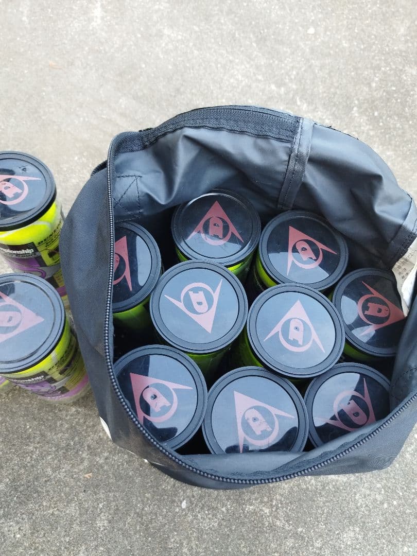 ダンロップ　硬式テニスボール　新品未使用　当時物　現状販売　１缶３個入【３６球】