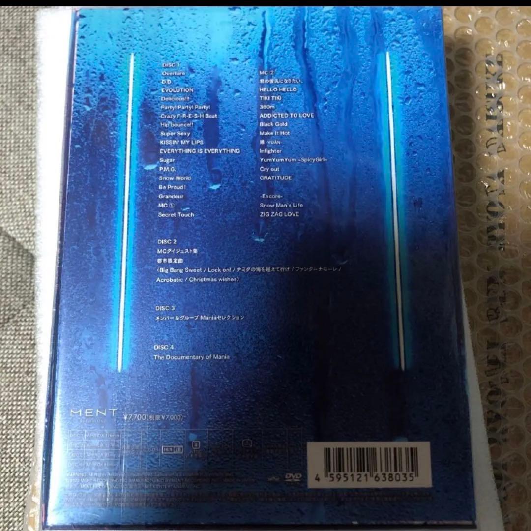  Man LIVE TOUR 2021 Mania初回盤　DVD