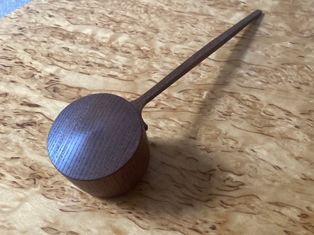 田澤祐介 キャニスター ウォールナット材蓋 (オイル仕上げ)　珈琲杓　作家もの