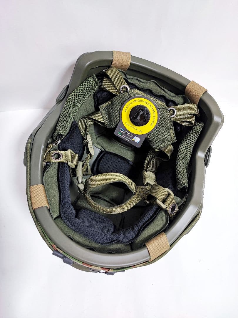 NIJ IIIA レベル3A 自衛隊迷彩 Fast型 防弾ヘルメット カバー