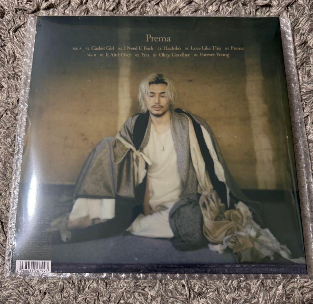 Prema 国内盤 新品 未開封 藤井風 RECORD アナログ LP