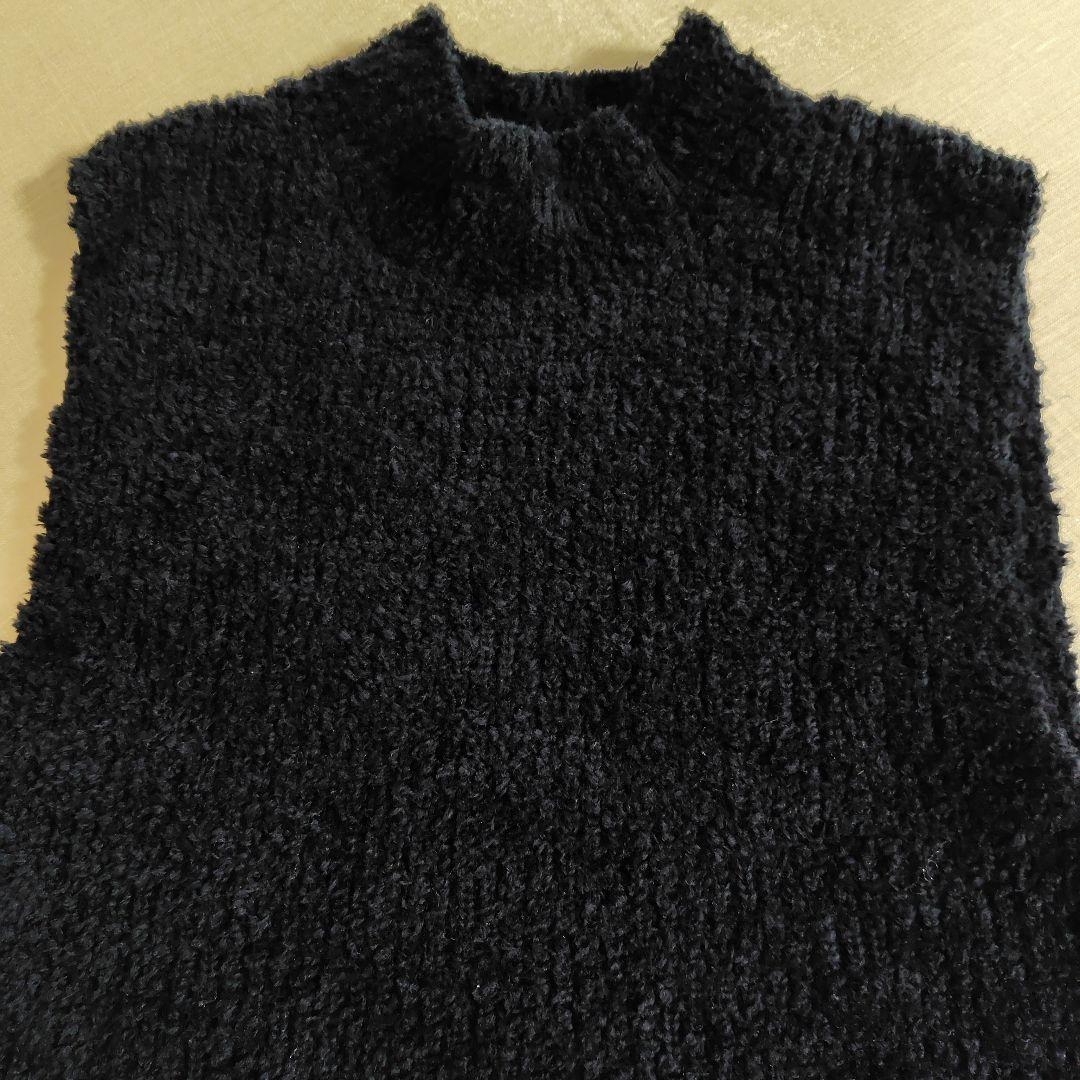 【美品】 おまけ付き中川政七商店 COOHEM ブラック ハイネックニットベスト