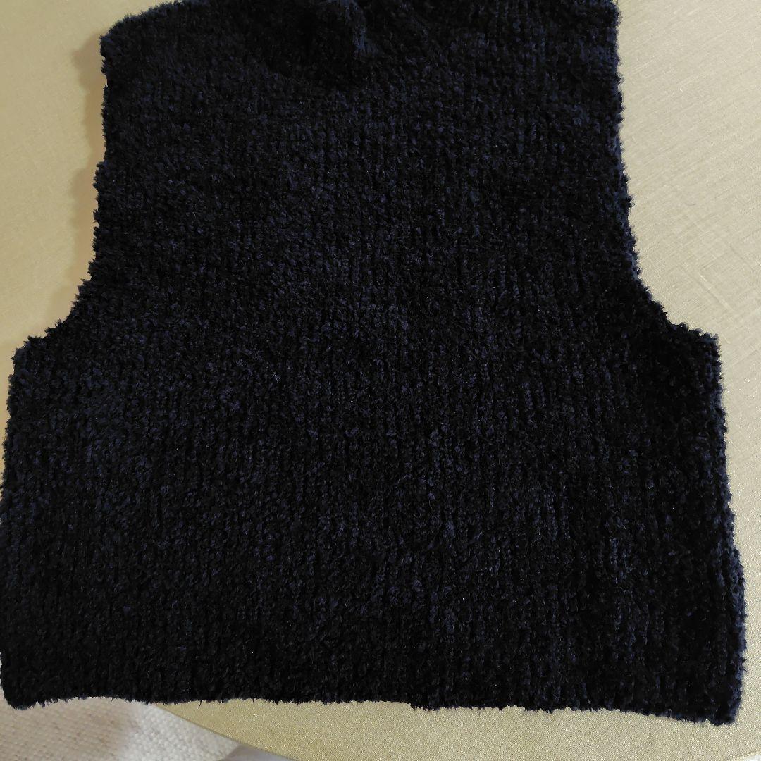 【美品】 おまけ付き中川政七商店 COOHEM ブラック ハイネックニットベスト