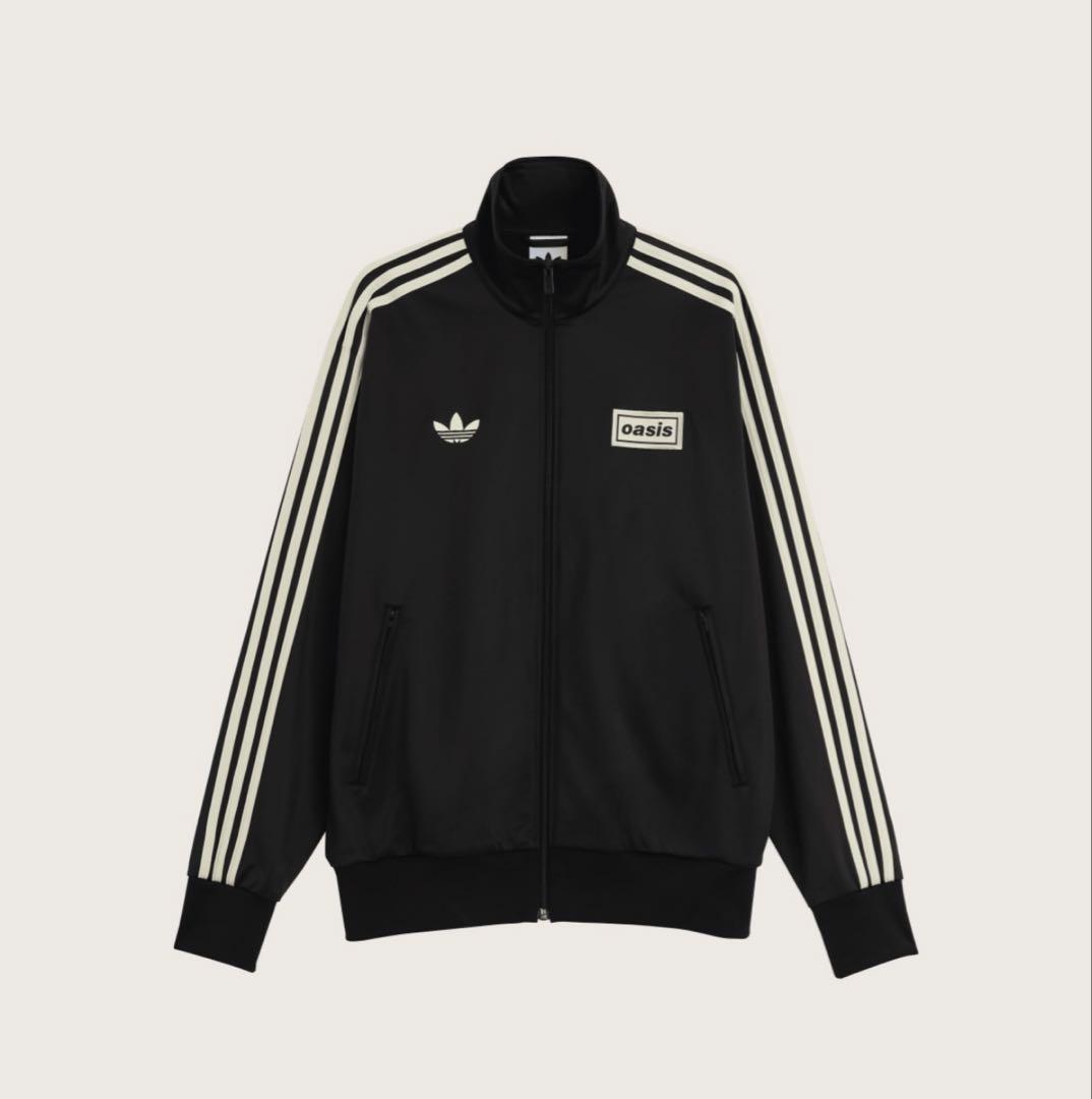 adidas oasis ブラックジャージ 新品　Size XS
