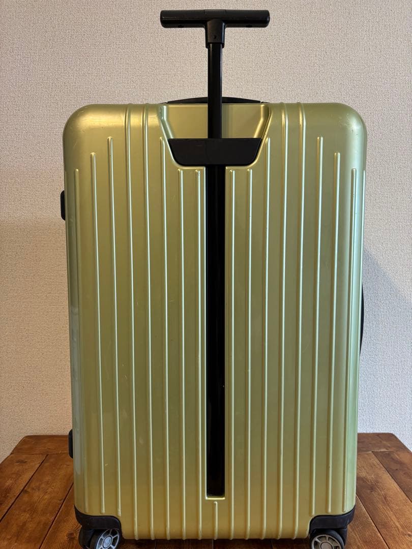 美品　RIMOWA 65L リモワ サルサエアー 4輪　ライムグリーン　超軽量