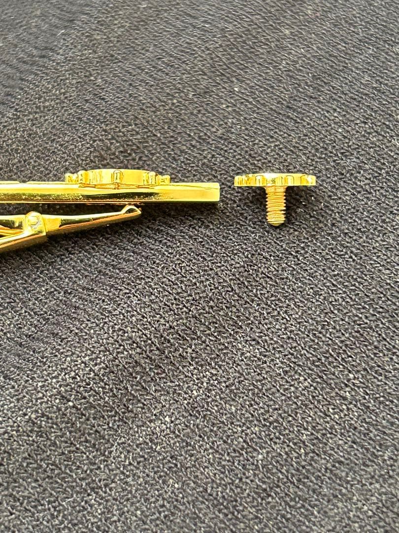 K18 18金 シルバー　全日本海員組合　功労金賞　ネクタイピン　バッジ　JSU