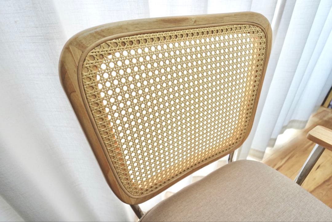 LOWYA ラタン調デスクチェア