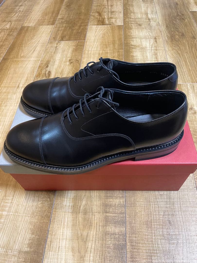 新品未使用リーガルREGALストレートチップ 21FLBF ブラック26.5