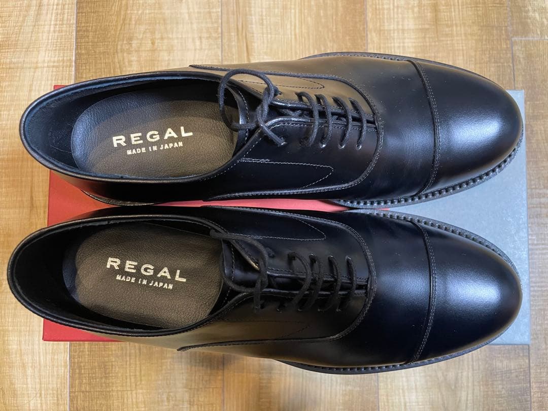 新品未使用リーガルREGALストレートチップ 21FLBF ブラック26.5