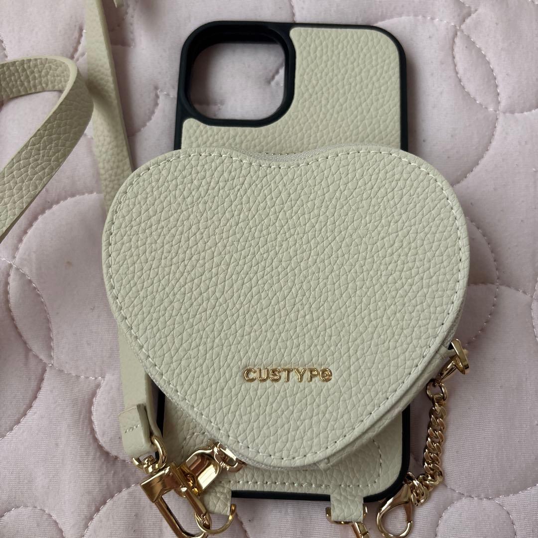 CUSTYP iPhone15plus ケース ショルダーストラップセット