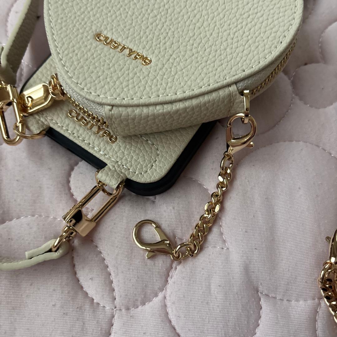 CUSTYP iPhone15plus ケース ショルダーストラップセット