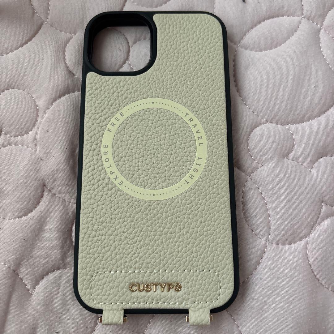 CUSTYP iPhone15plus ケース ショルダーストラップセット
