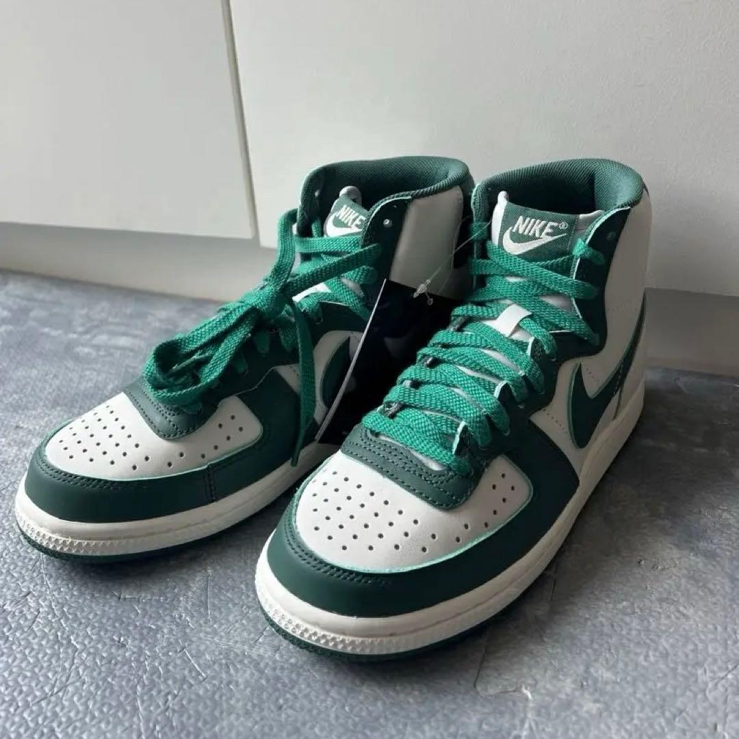 再値下❗️NIKE ターミネーターハイ グリーン 24センチ 箱付き