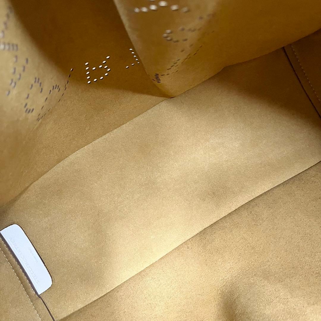 ✨未使用級✨☘️ステラマッカートニー☘️✨トートバッグ✨パンチングロゴ✨ポーチ付き✨