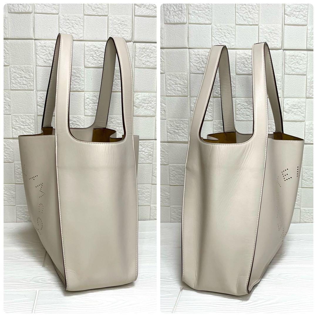 ✨未使用級✨☘️ステラマッカートニー☘️✨トートバッグ✨パンチングロゴ✨ポーチ付き✨