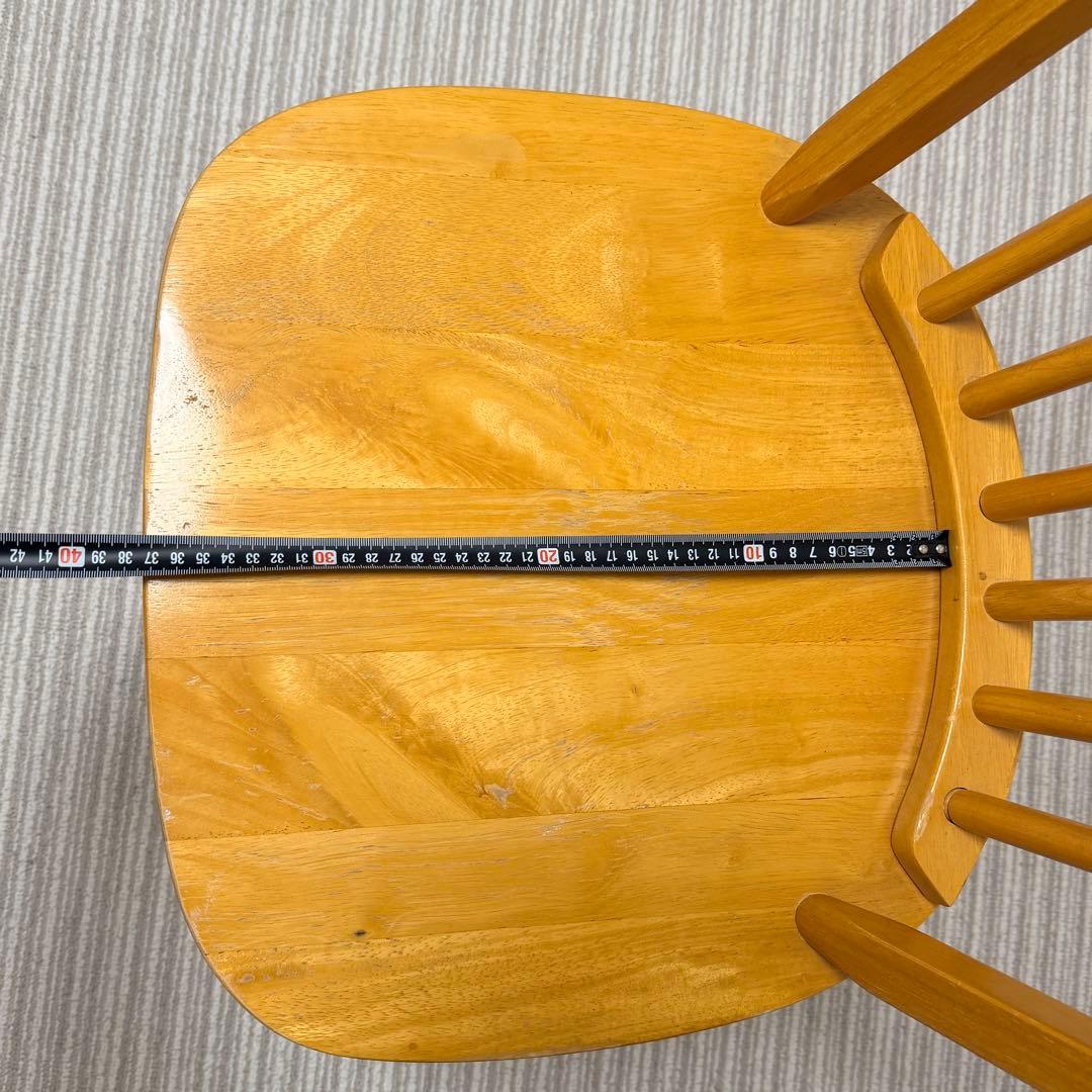 【美品✨】ウィンザーチェア　木製ダイニングチェア　フープバック