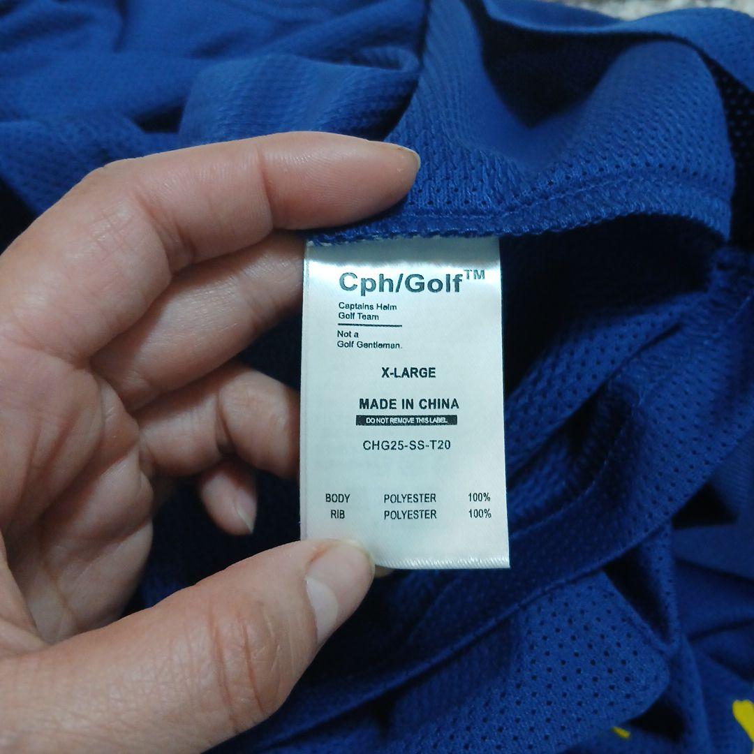 新品未使用!!! Cph/Golf シャツ 青