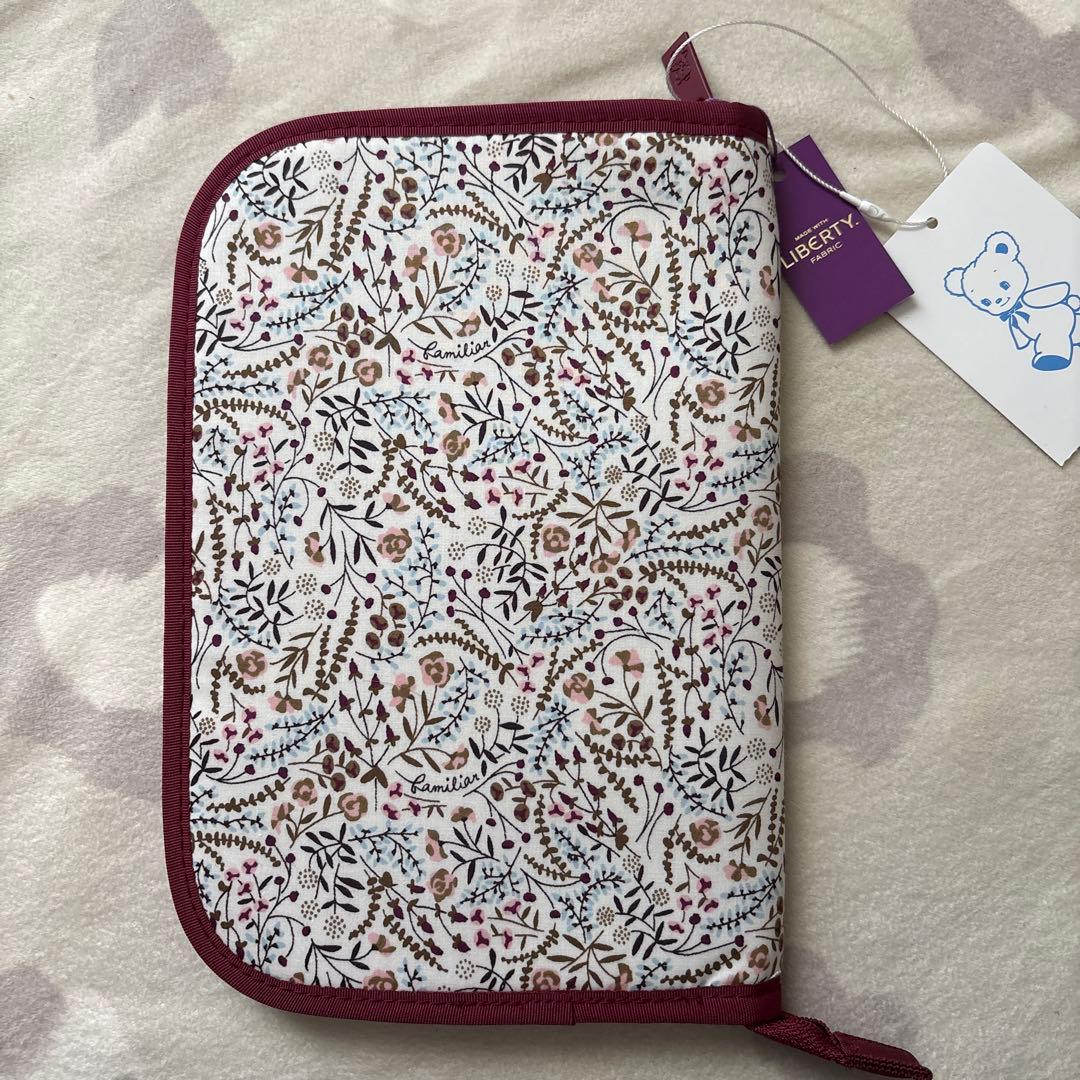 familiar 母子手帳ケース 花柄