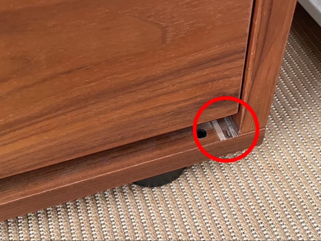 無印良品 TVボード ウォールナット突板 幅160㎝