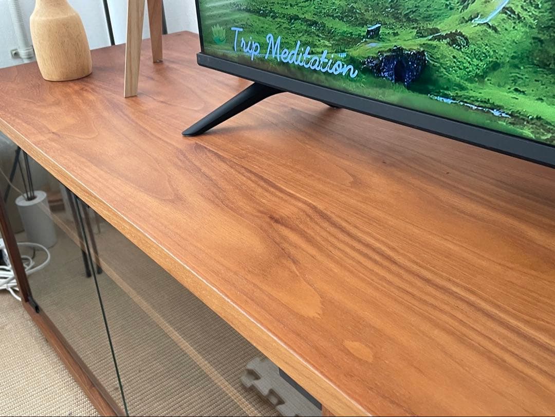 無印良品 TVボード ウォールナット突板 幅160㎝