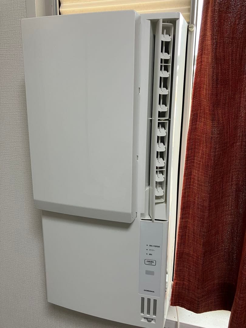 CORONA 窓用エアコン 冷暖房機能付き　リララホワイト　CWH-A1823R