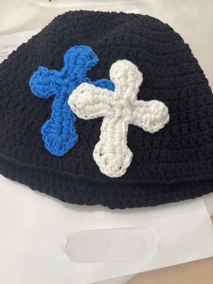 Y.A.R.N クロスモチーフ バケットハット クラッシャーハット ニット