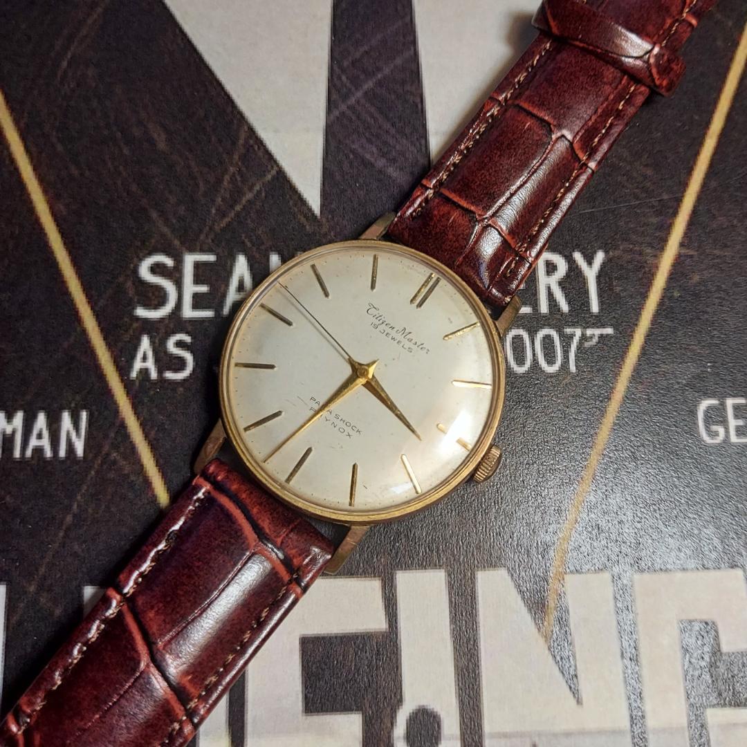 アンティーク　1950年代　シチズン・マスター　手巻き式　メンズウオッチ