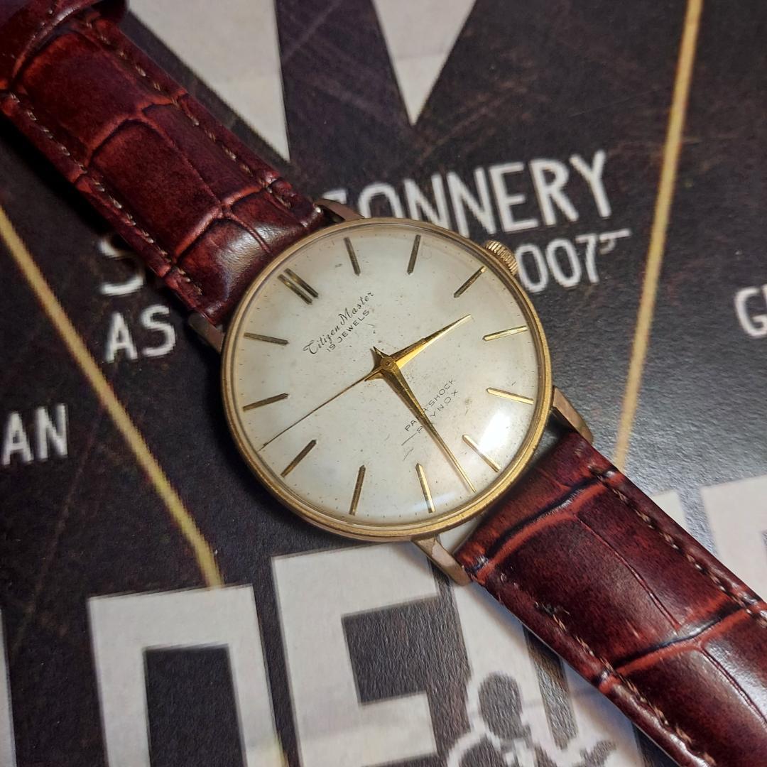 アンティーク　1950年代　シチズン・マスター　手巻き式　メンズウオッチ